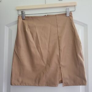 Windsor Tan Mini Skirt